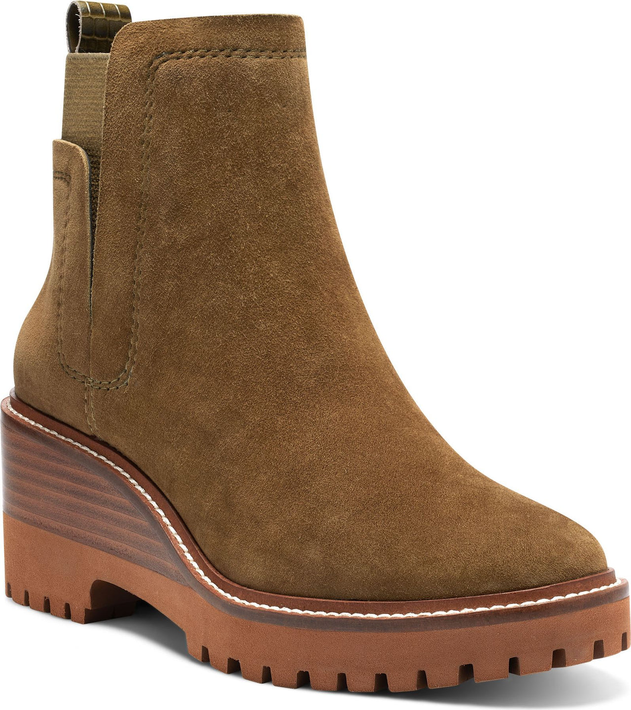 Vince Camuto Boots Dendra Suede Green