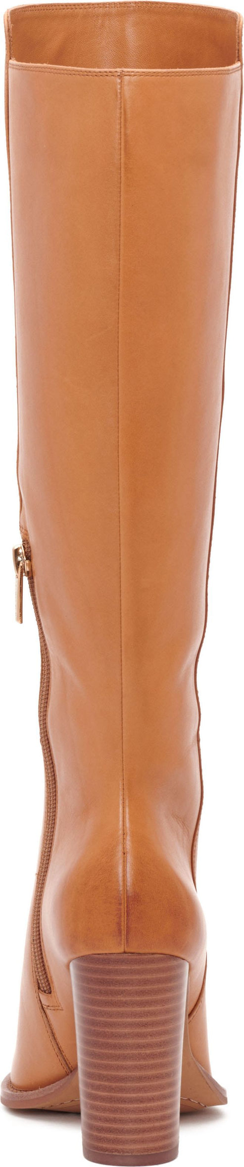 Vince Camuto Boots Ellarra Burnished Leather Light Cognac