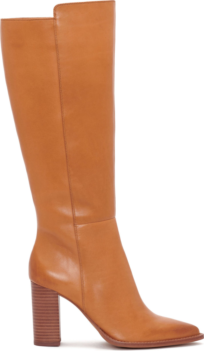 Vince Camuto Boots Ellarra Burnished Leather Light Cognac