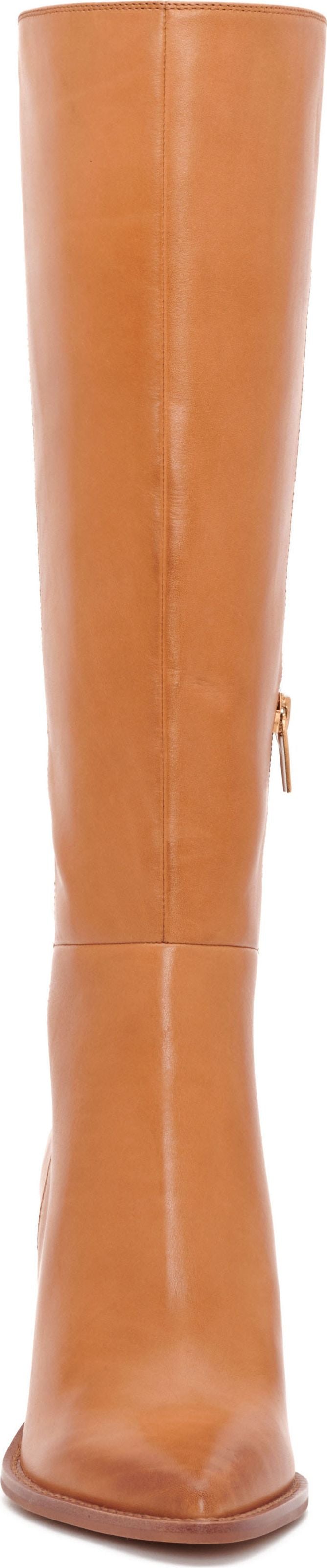 Vince Camuto Boots Ellarra Burnished Leather Light Cognac