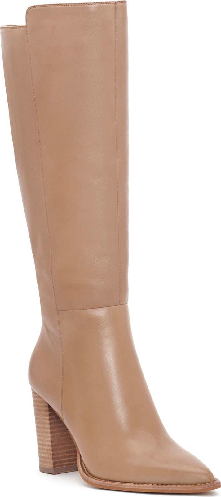 Vince Camuto Boots Ellarra Burnished Leather Truffle Taupe