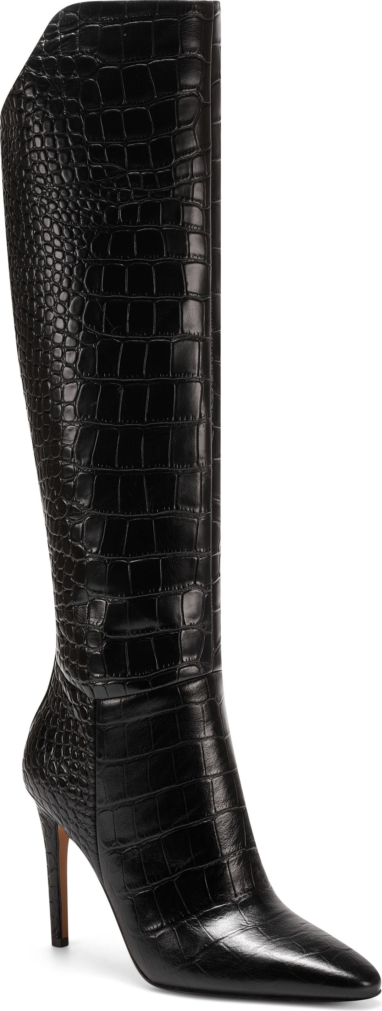 Vince Camuto Boots Fenindy Crocodile Black