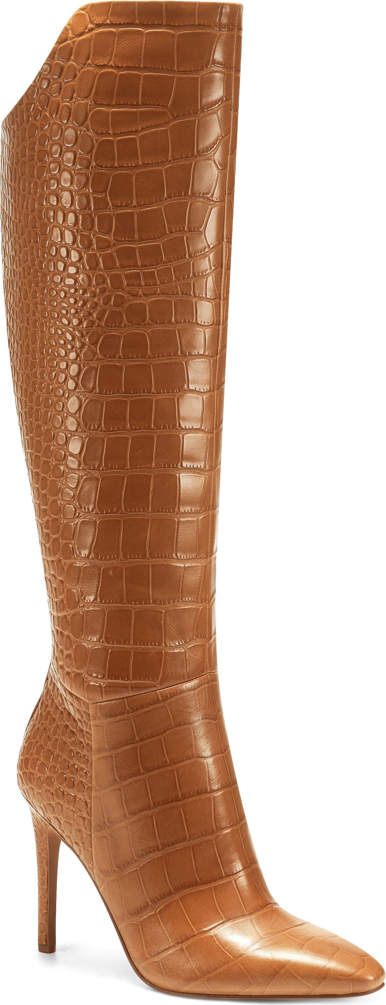 Vince Camuto Boots Fenindy Crocodile Tawny Birch