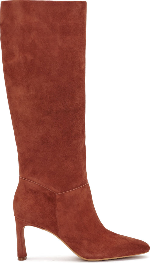 Vince Camuto Boots Hersha High Suede Chocolate Craving