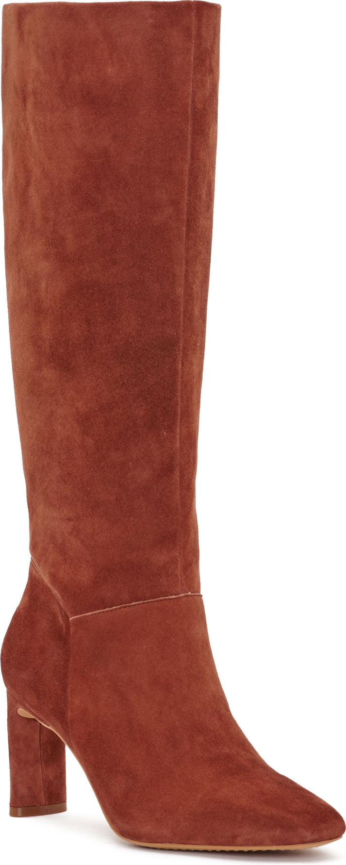 Vince Camuto Boots Hersha High Suede Chocolate Craving