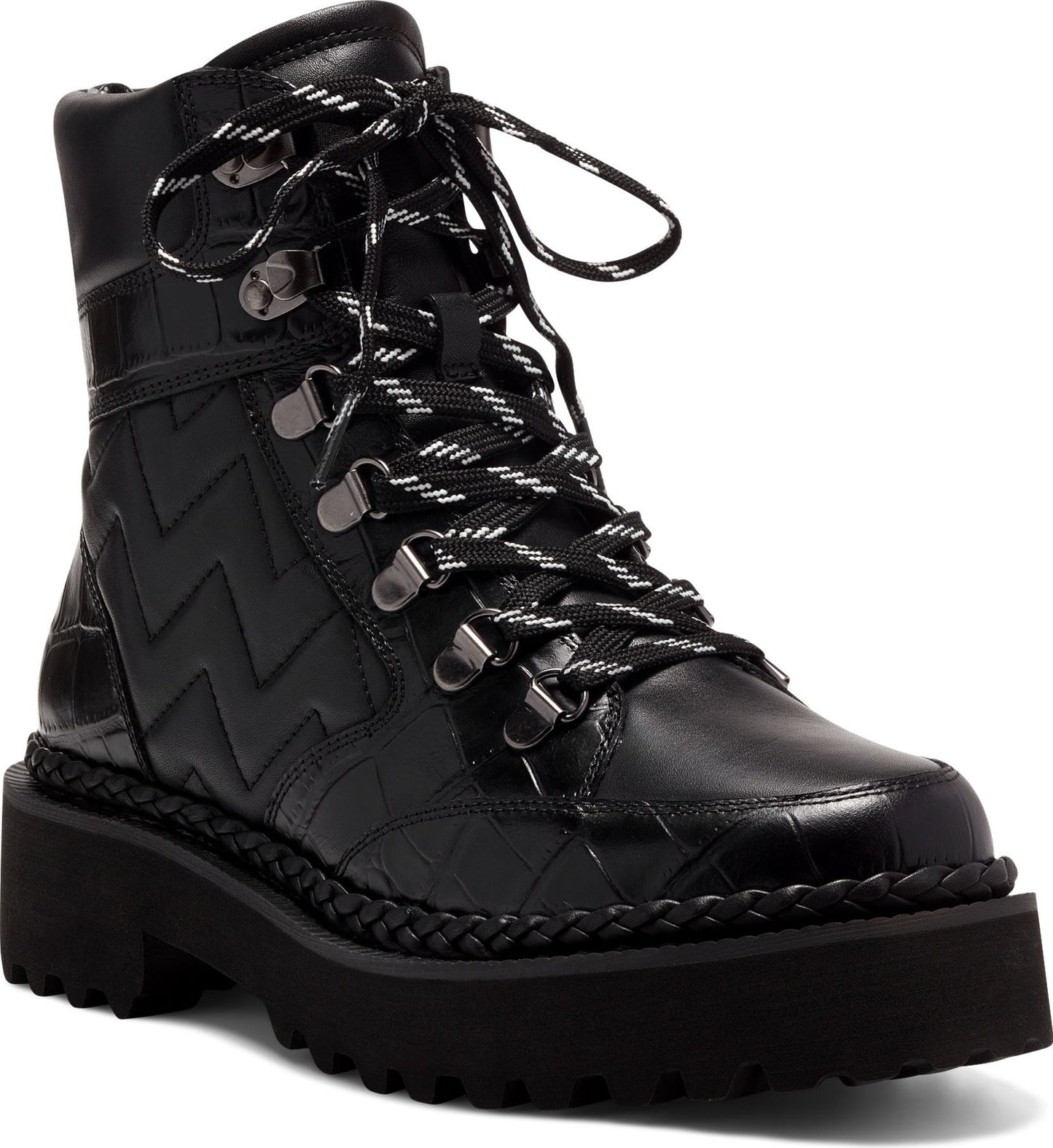 Vince Camuto Boots Medjey Crocodile Black