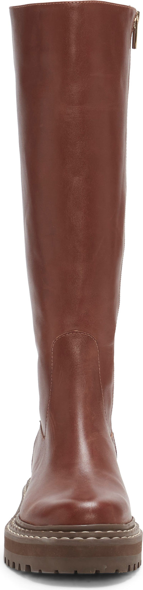 Vince Camuto Boots Phrancie Burnished Leather Chocolate Craving