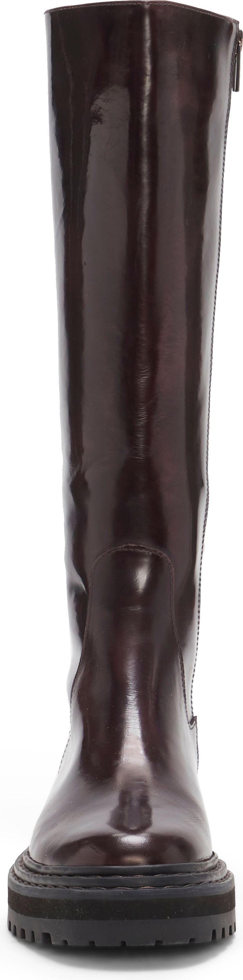 Vince Camuto Boots Phrancie Leather Eggplant