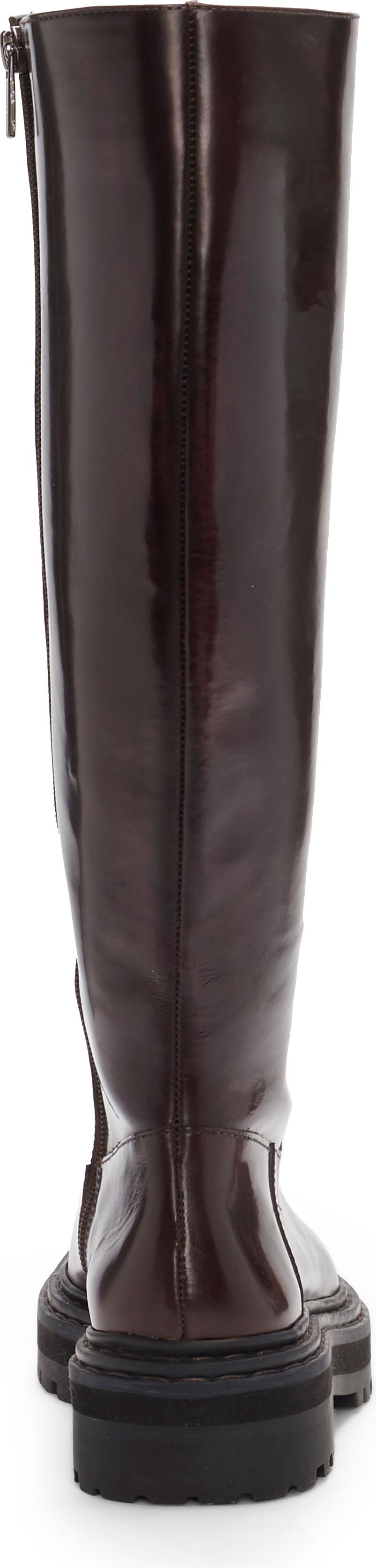 Vince Camuto Boots Phrancie Leather Eggplant