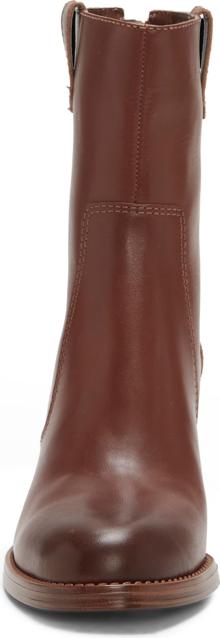 Vince Camuto Boots Zanilla Burnished Leather Chocolate Craving