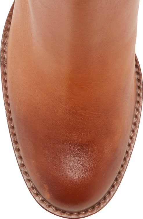 Vince Camuto Boots Zemmy Burnished Leather Light Cognac