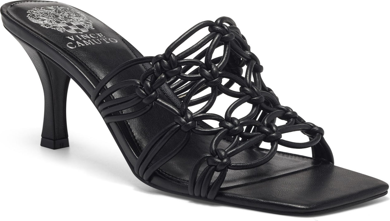 Vince Camuto Sandals Aleya Crochet Black