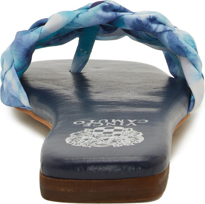 Vince Camuto Sandals Antonni Canvas Indigo Tie Dye