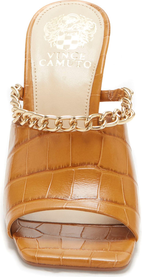 Vince Camuto Sandals Bamine Tawny Birch Crocodile