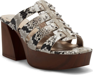 Vince Camuto Sandals Charmie Snake Taupe