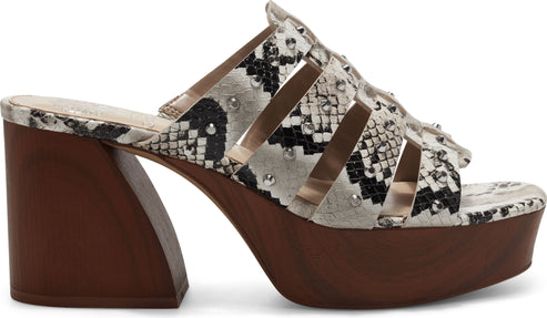 Vince Camuto Sandals Charmie Snake Taupe