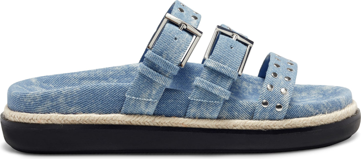 Vince Camuto Sandals Ciandra Stonewash Denim/light Blue