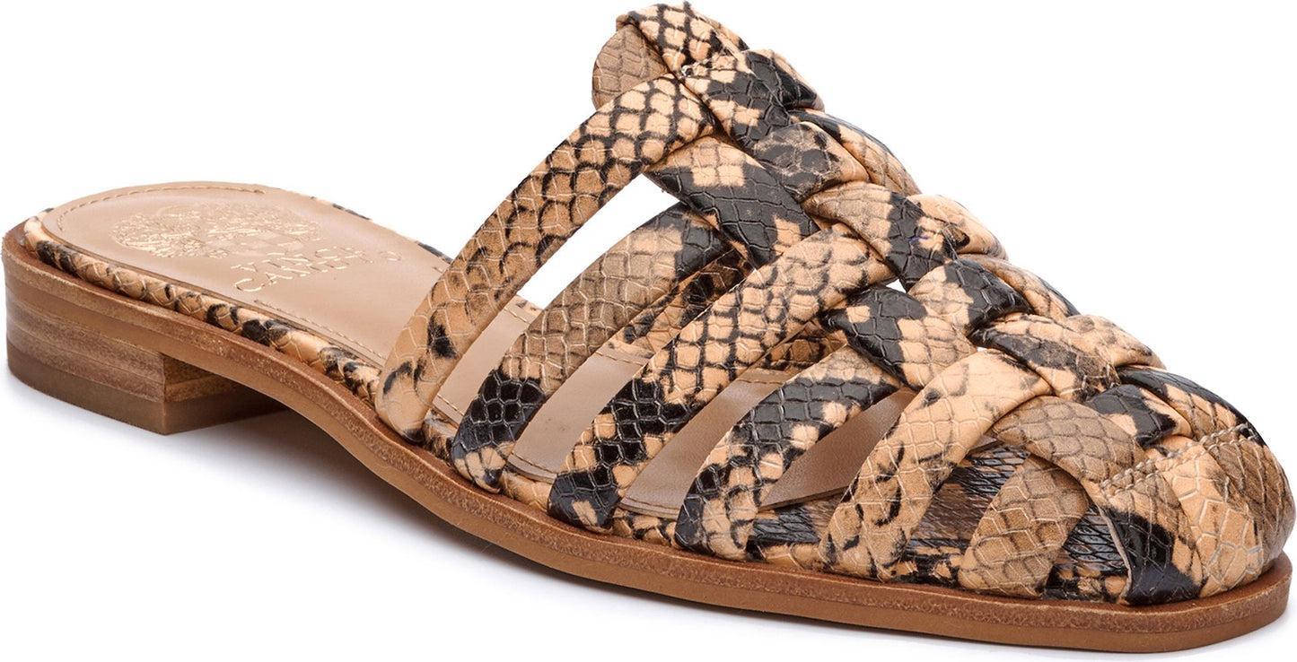 Vince Camuto Sandals Cresetia Snake Sandstone