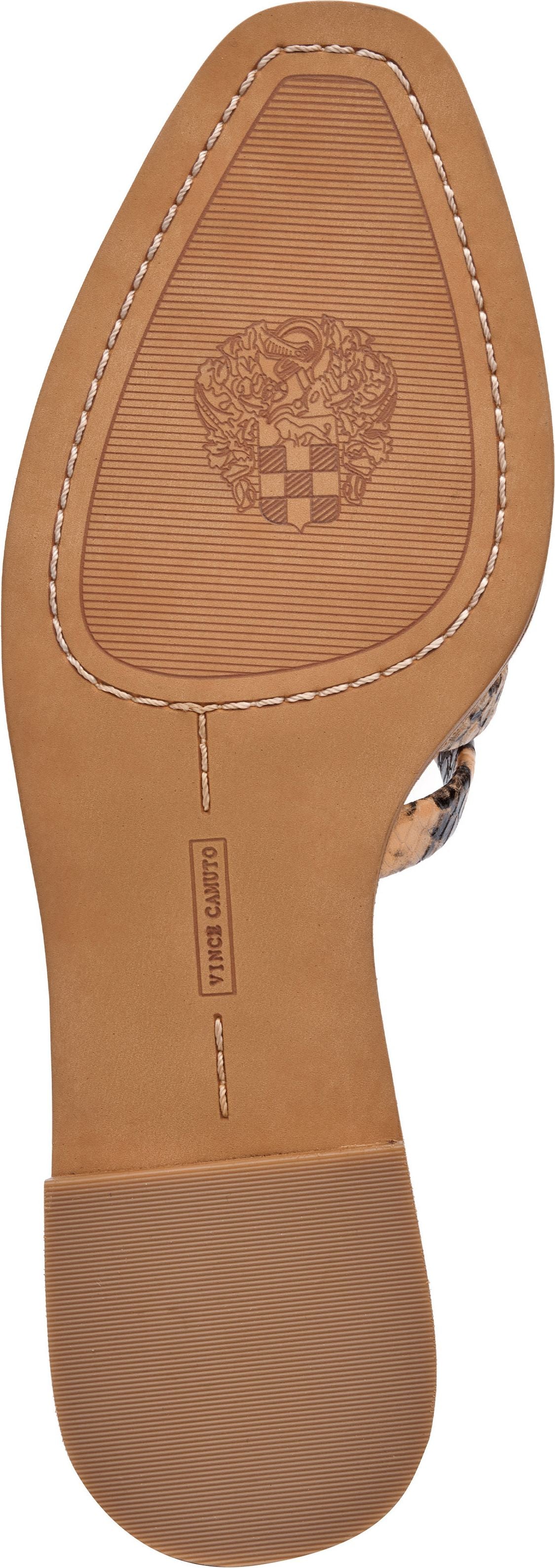 Vince Camuto Sandals Cresetia Snake Sandstone