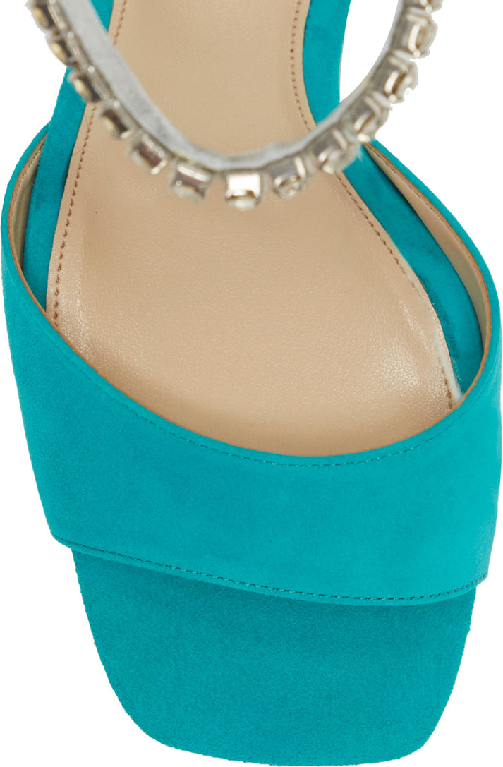 Vince Camuto Sandals Evensa True Suede Evening Jade