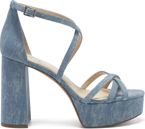 Vince Camuto Sandals Garnita Stonewash Denim/light Blue