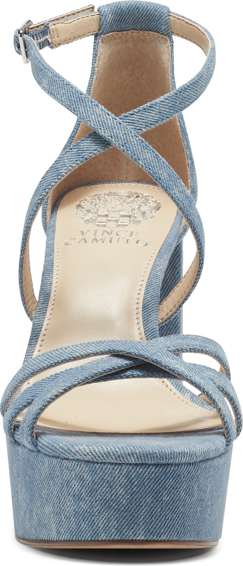 Vince Camuto Sandals Garnita Stonewash Denim/light Blue