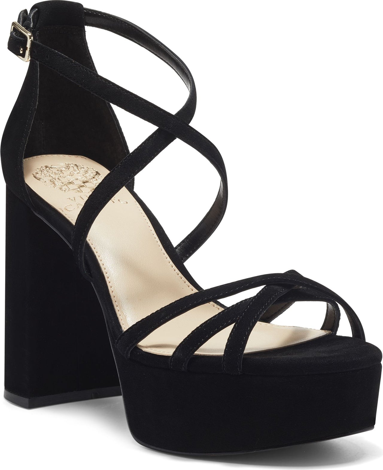 Vince Camuto Sandals Garnitta True Suede Black