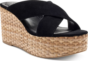 Vince Camuto Sandals Greathel True Suede Black