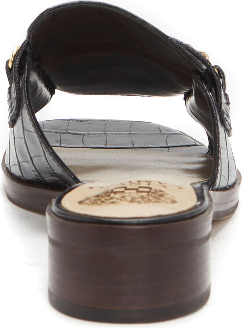 Vince Camuto Sandals Jenivey Crocodile Black