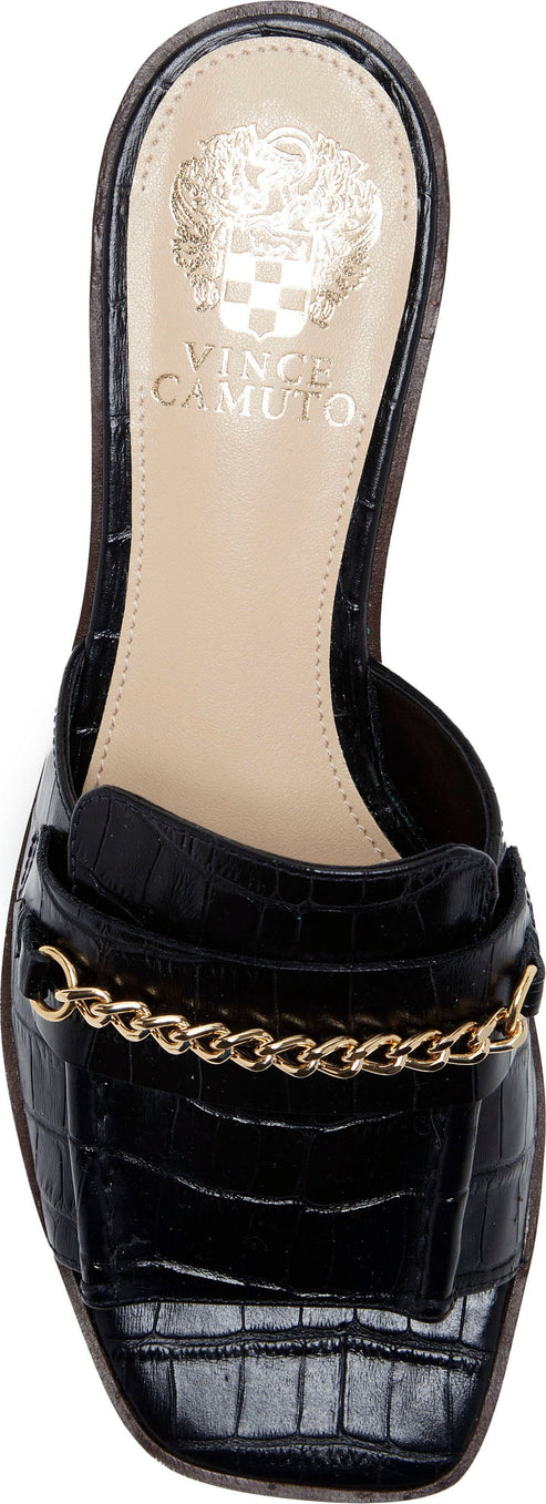 Vince Camuto Sandals Jenivey Crocodile Black