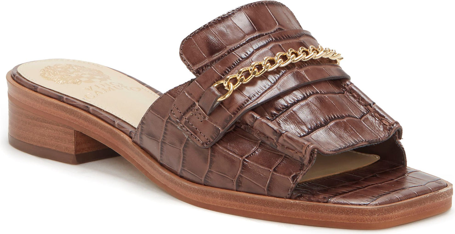 Vince Camuto Sandals Jenivey Crocodile Brown