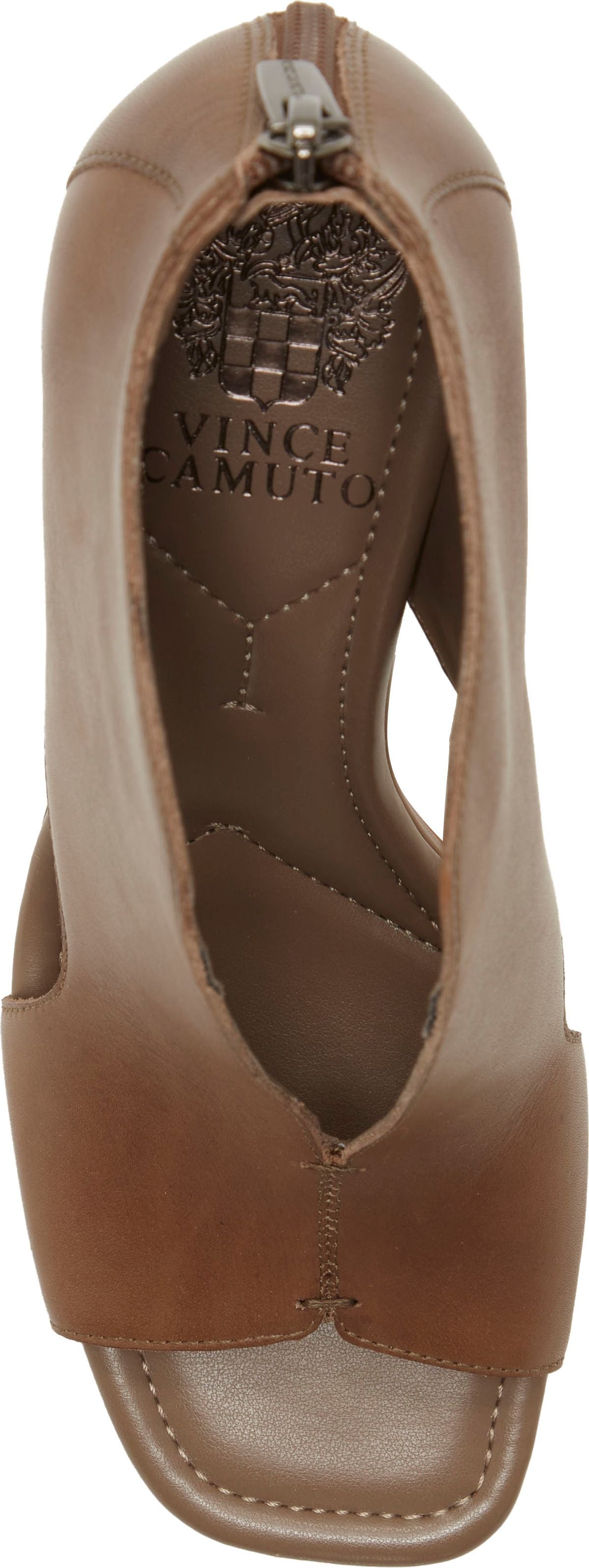 Vince Camuto Sandals Jesilia Burnished Leather Tuscan Taupe