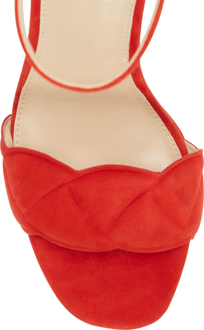 Vince Camuto Sandals Mahgs True Suede Cherry Berry