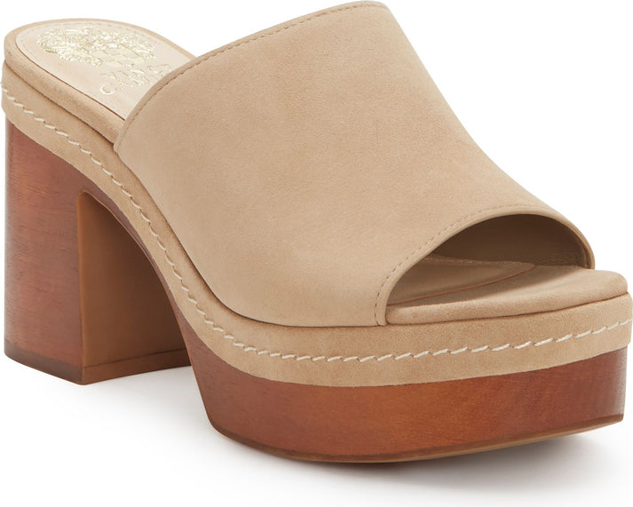 Vince Camuto Sandals Mayaly True Suede Tortilla