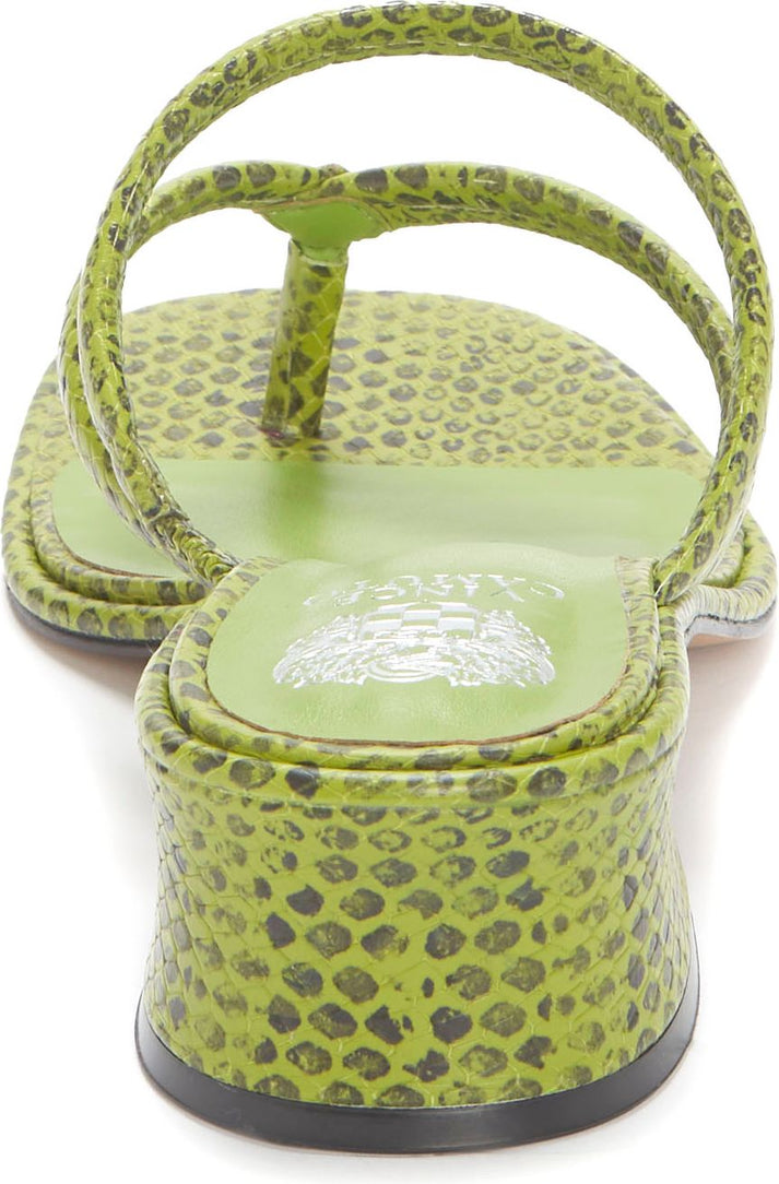 Vince Camuto Sandals Mayci Spotted Python Lime