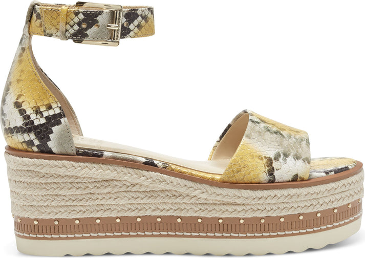 Vince Camuto Sandals Meestana Snake Light Satsuma