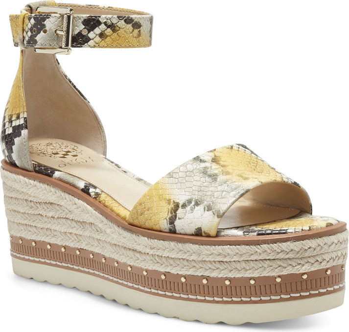 Vince Camuto Sandals Meestana Snake Light Satsuma