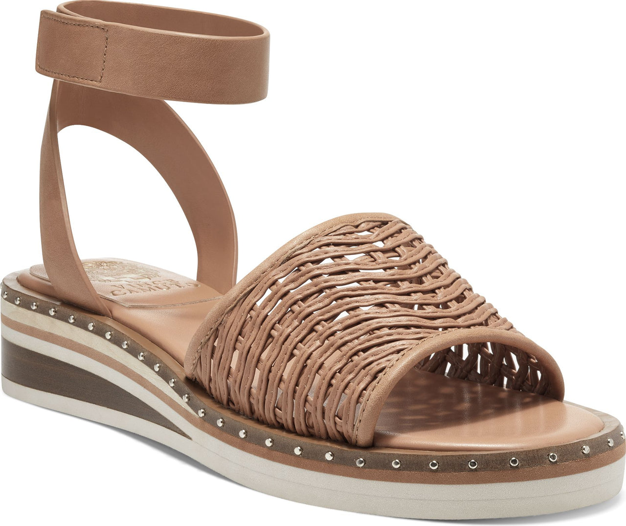 Vince Camuto Sandals Minniah Leather Himalayan Tan