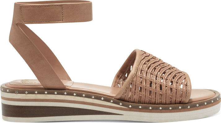 Vince Camuto Sandals Minniah Leather Himalayan Tan