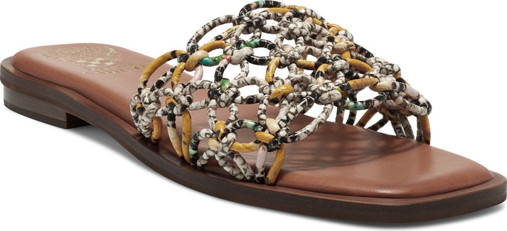 Vince Camuto Sandals Nivenda Snake Natural Multi