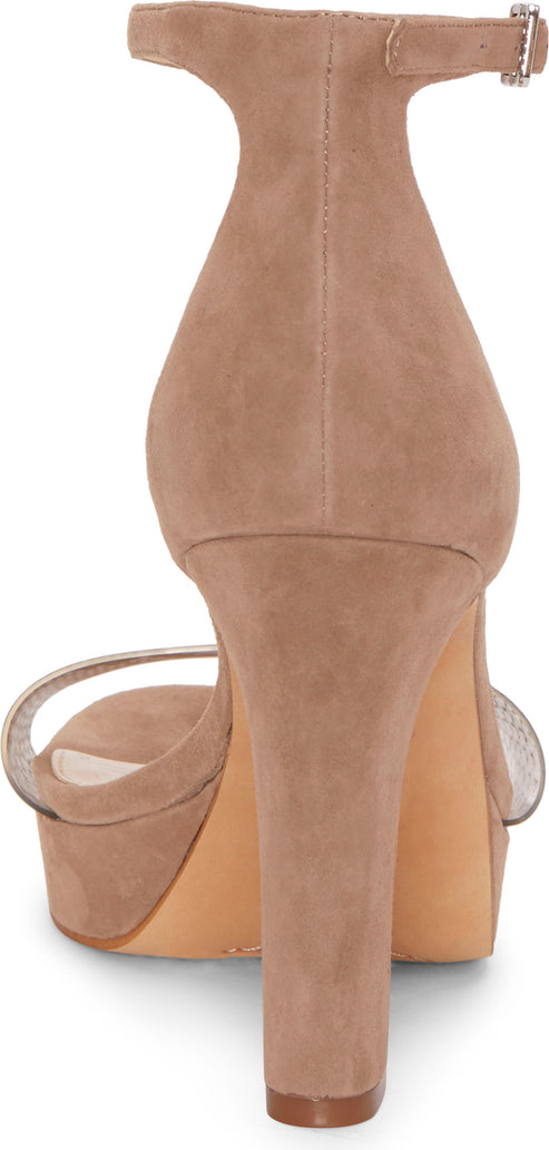 Vince Camuto Sandals Sathina True Suede Seashell