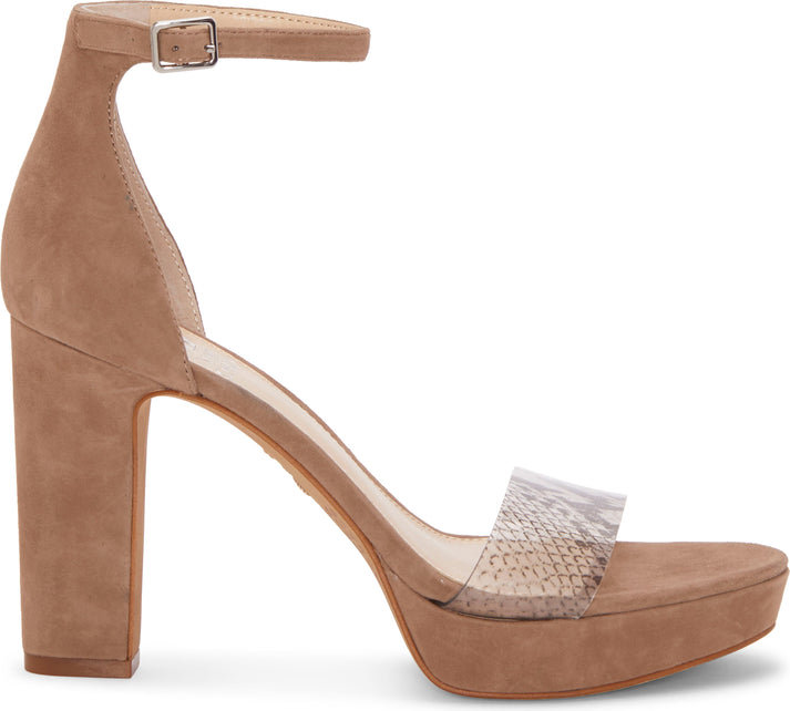 Vince Camuto Sandals Sathina True Suede Seashell