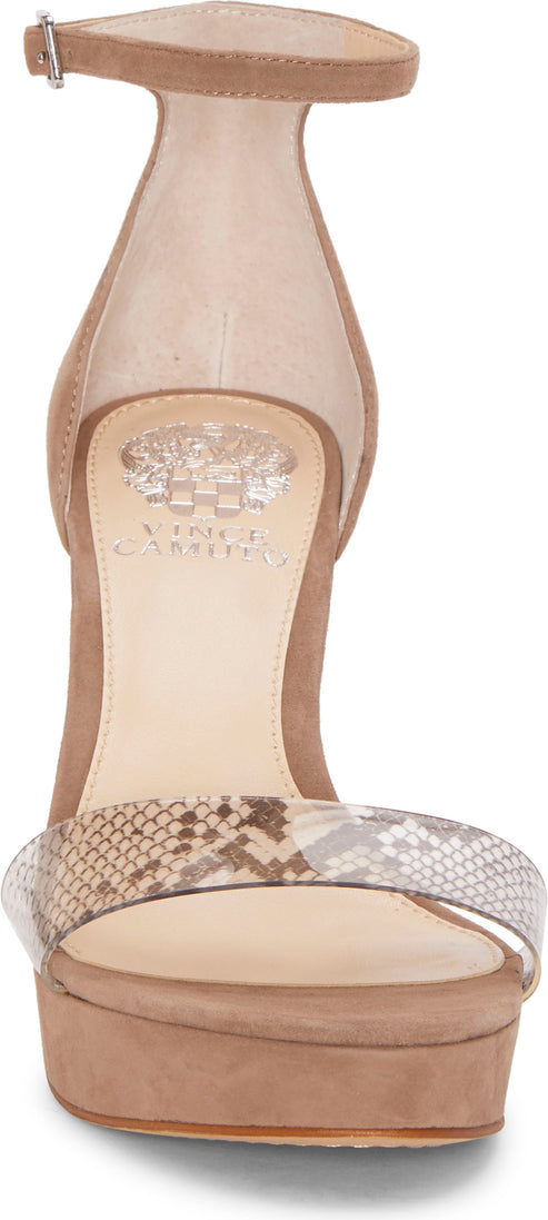 Vince Camuto Sandals Sathina True Suede Seashell