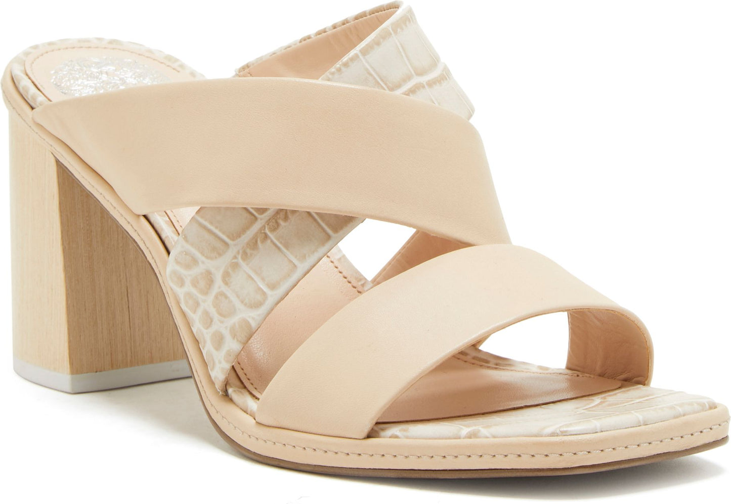 Vince Camuto Sandals Saygan Crocodile Light Taupe