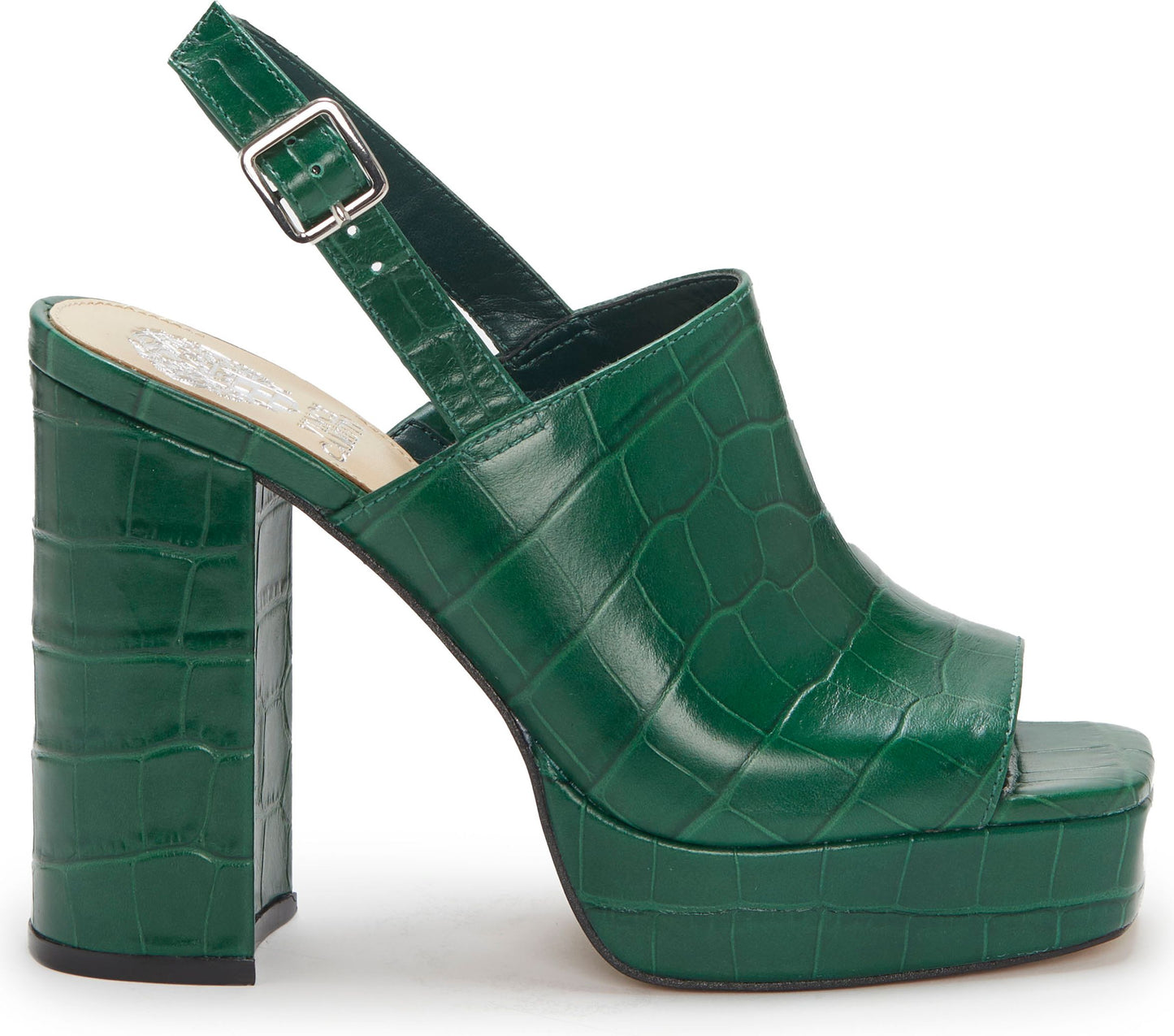 Vince Camuto Sandals Sovetta Crocodile Ultra Green