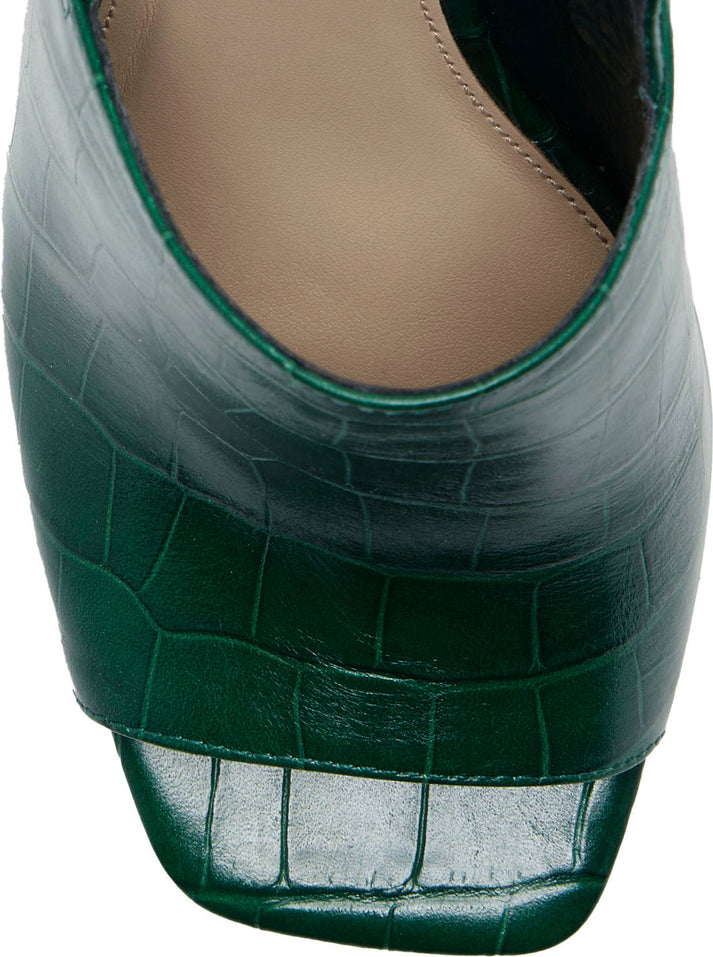 Vince Camuto Sandals Sovetta Crocodile Ultra Green