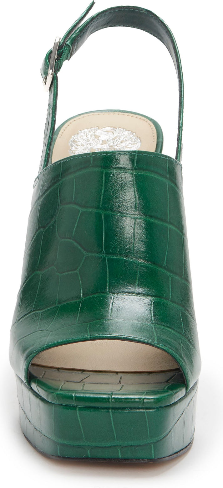 Vince Camuto Sandals Sovetta Crocodile Ultra Green