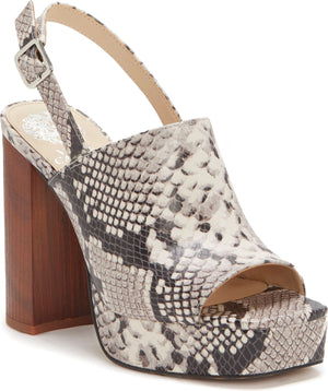 Vince Camuto Sandals Sovetta Python Black/white