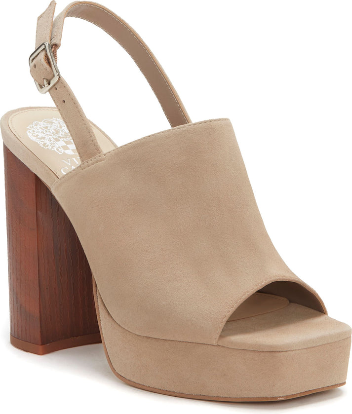 Vince Camuto Sandals Sovetta True Suede Truffle Suede