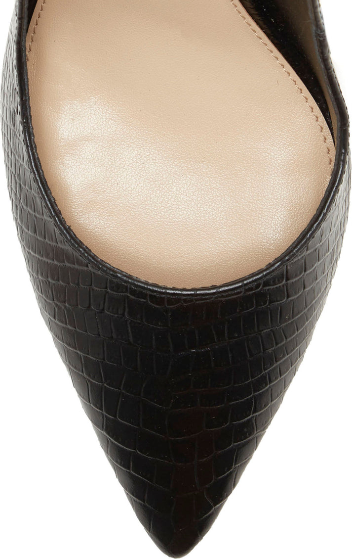 Vince Camuto Shoes Avaden Black Crocodile